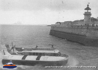 SRN6 with Hoverlloyd -  (credit: The <a href='http://www.hovercraft-museum.org/' target='_blank'>Hovercraft Museum Trust</a>).